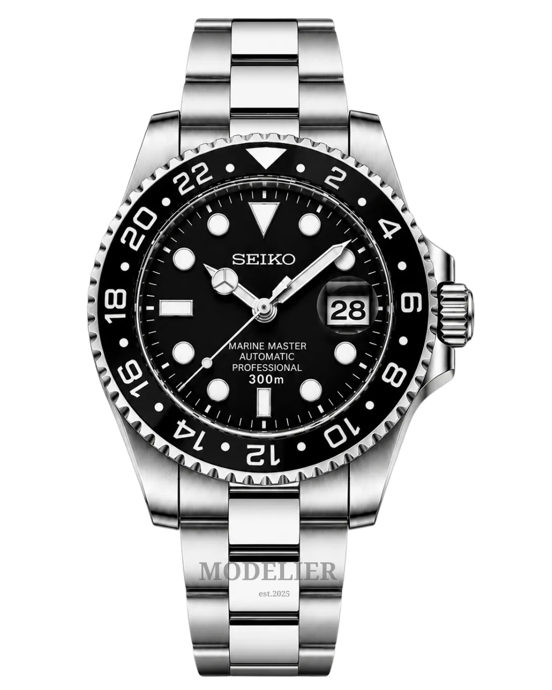 Seiko Submariner Mod Black