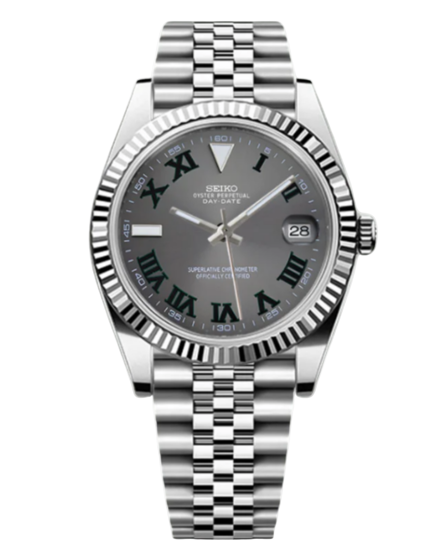 Seiko Datejust Mod Wimbledon Grey