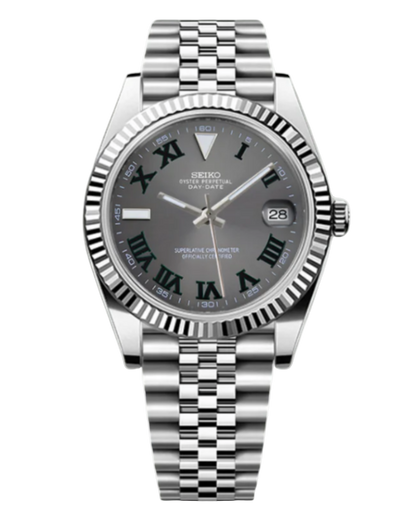 Seiko Datejust Mod Wimbledon Grey