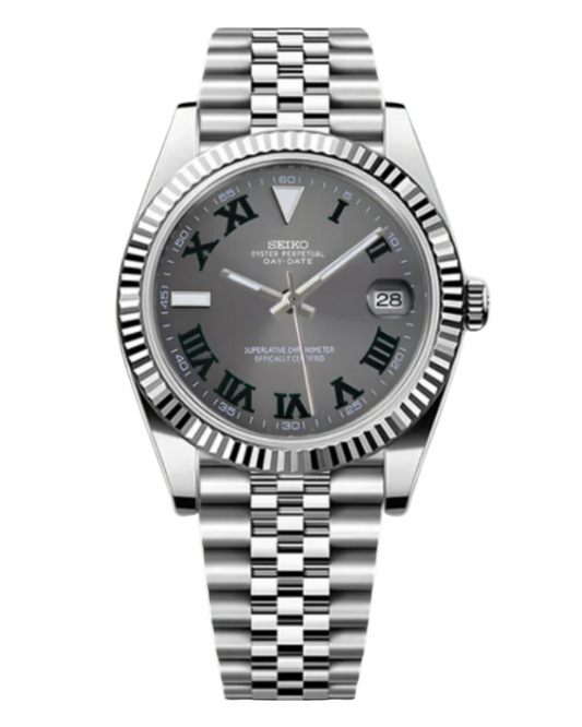 Seiko Datejust Mod Wimbledon Grey