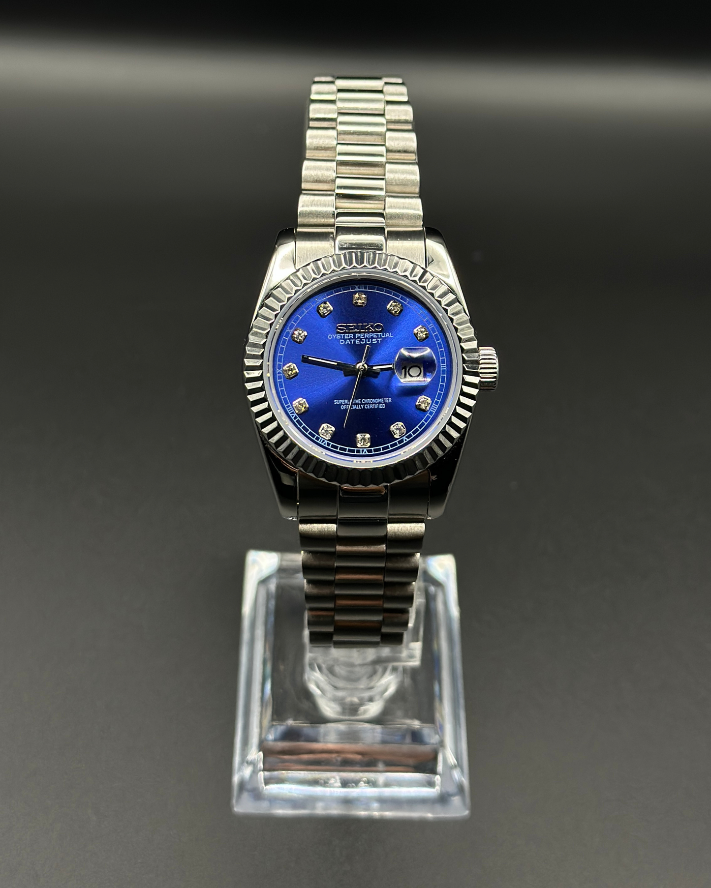 Seiko Datejust Mod Woman Royal Blue