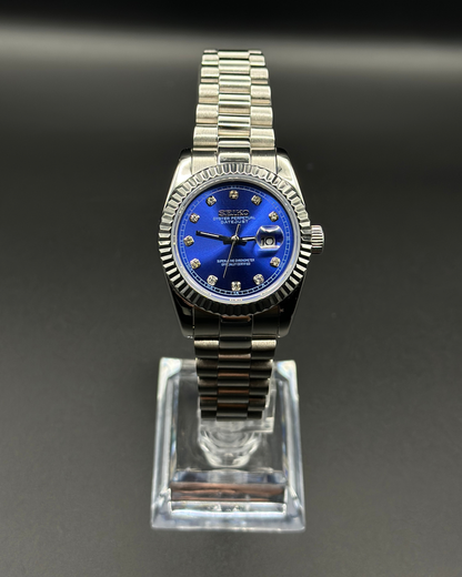 Seiko Datejust Mod Woman Royal Blue