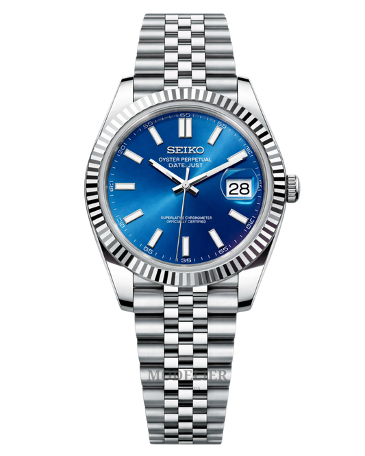 Seiko Datejust Mod Woman Midnight Blue