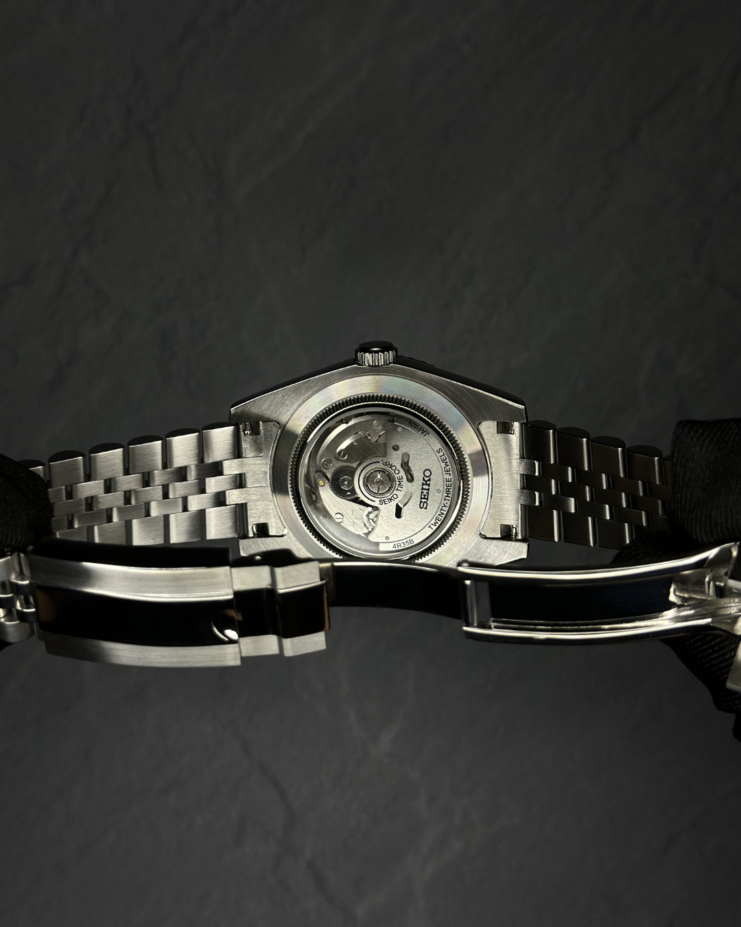 Seiko Submariner Mod Green Black