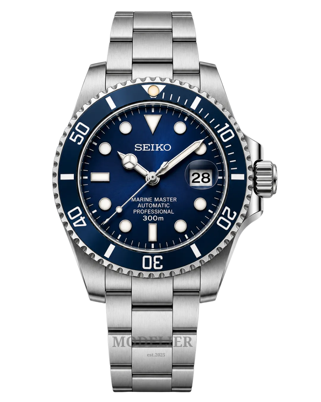 Seiko Submariner Mod Blue