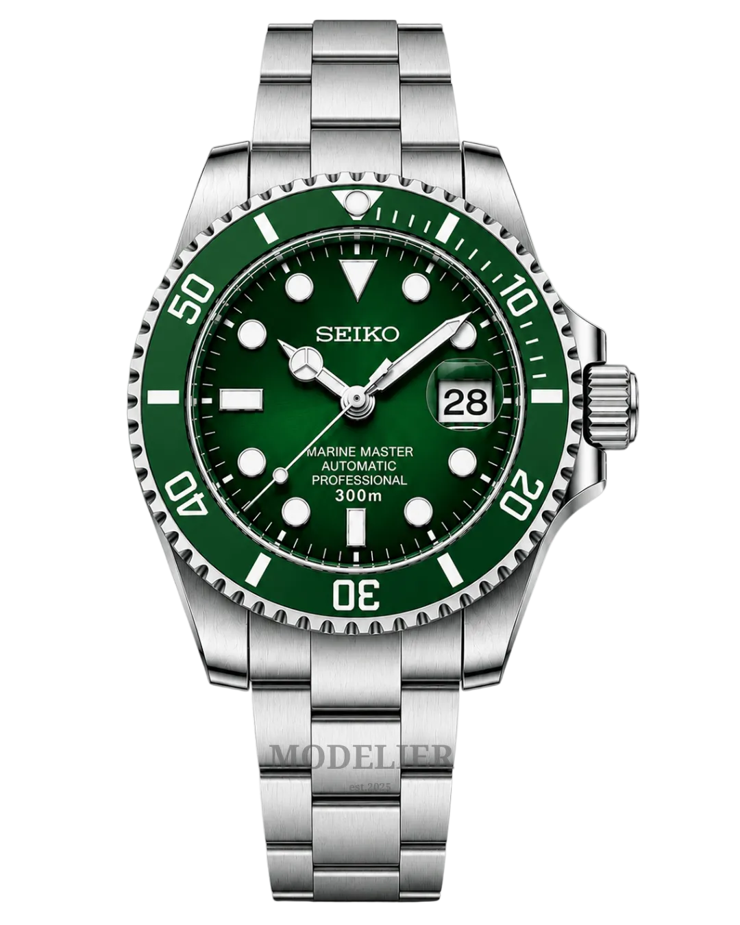 Seiko Submariner Mod Green
