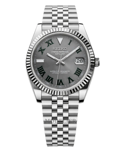 Seiko Datejust Mod Wimbledon Grey