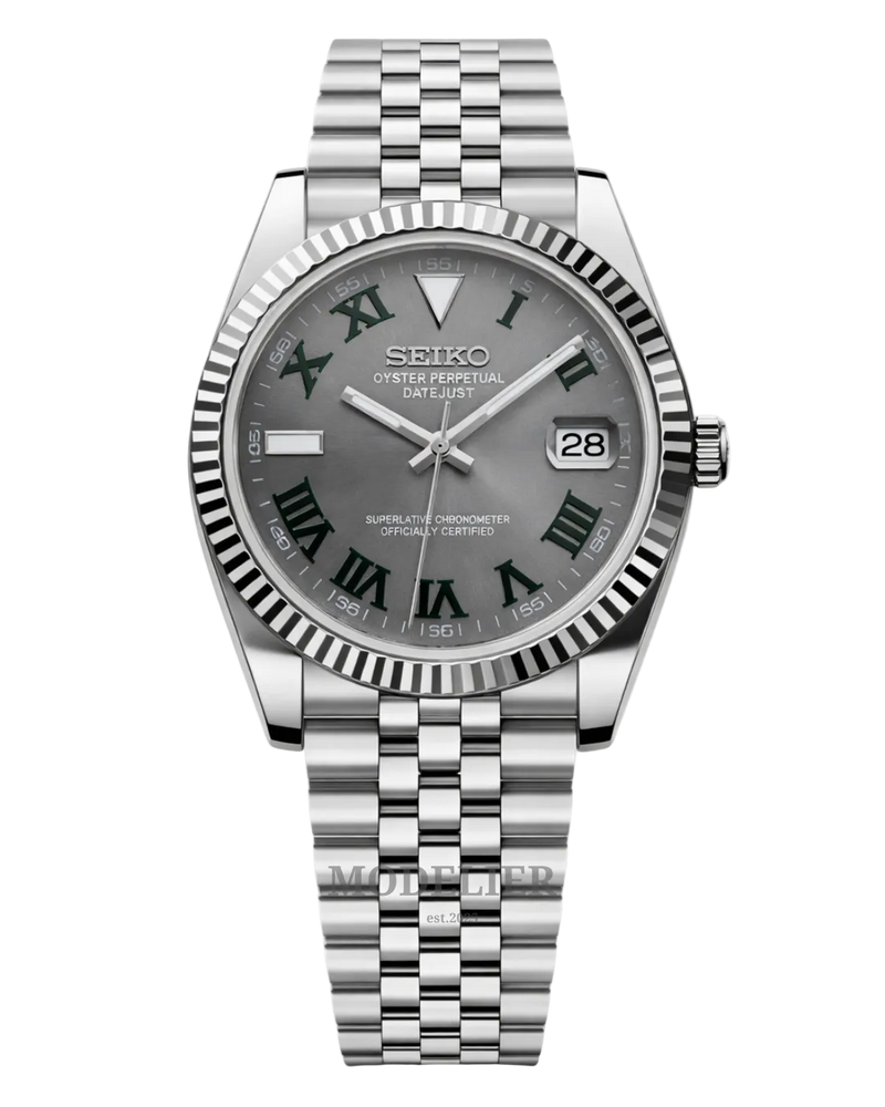 Seiko Datejust Mod Wimbledon Grey