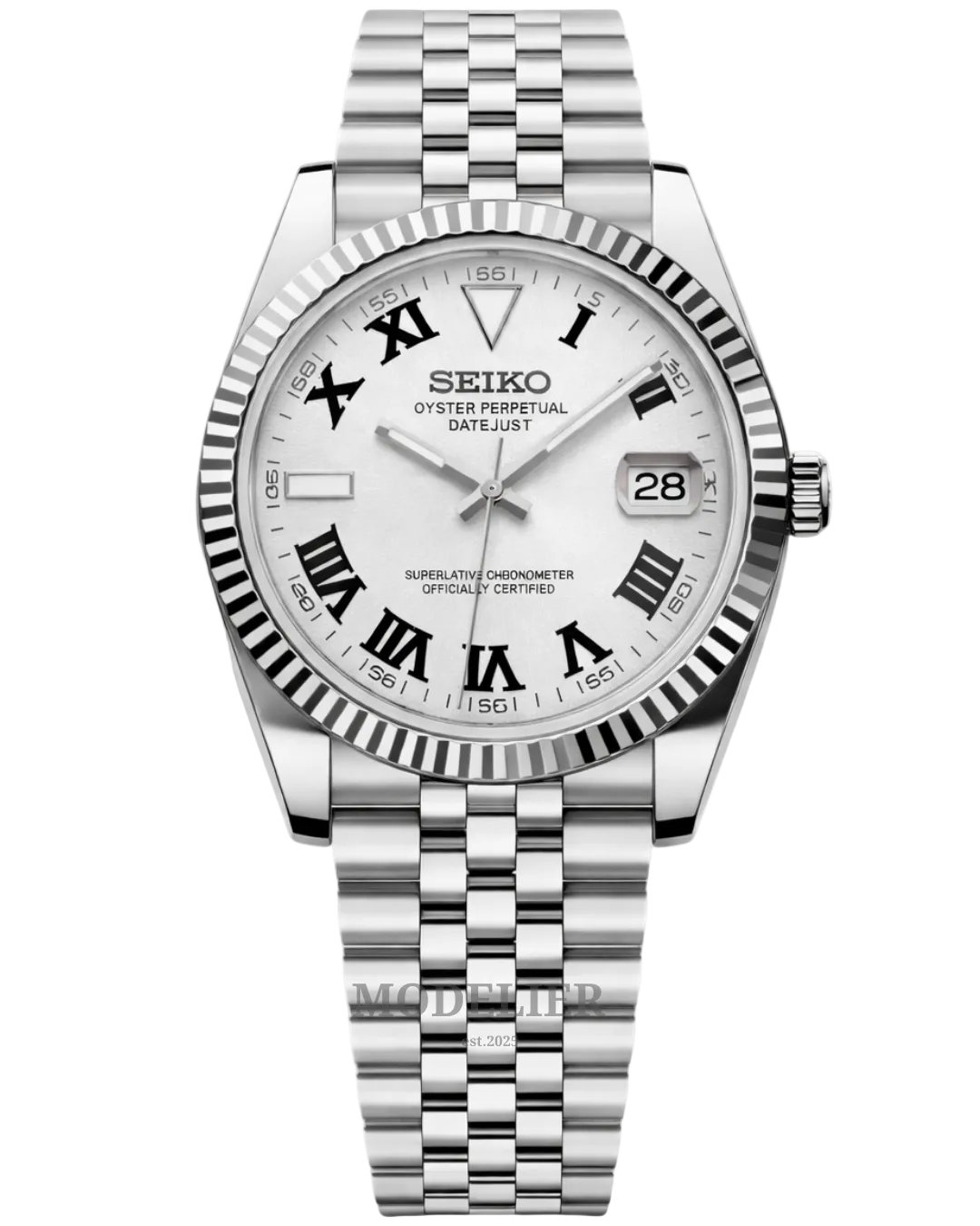 Seiko Datejust Wimbledon White