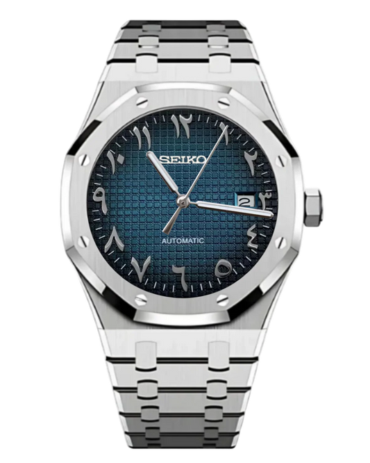 Seiko Royal Oak Mod Arabic Blue