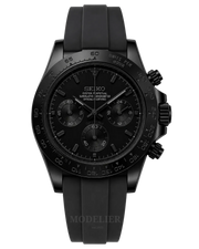 Seiko Daytona Mod Black Oysterflex