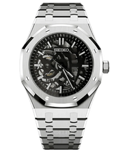Seiko Royal Oak Mod Skeleton watch by Modelier Timepieces