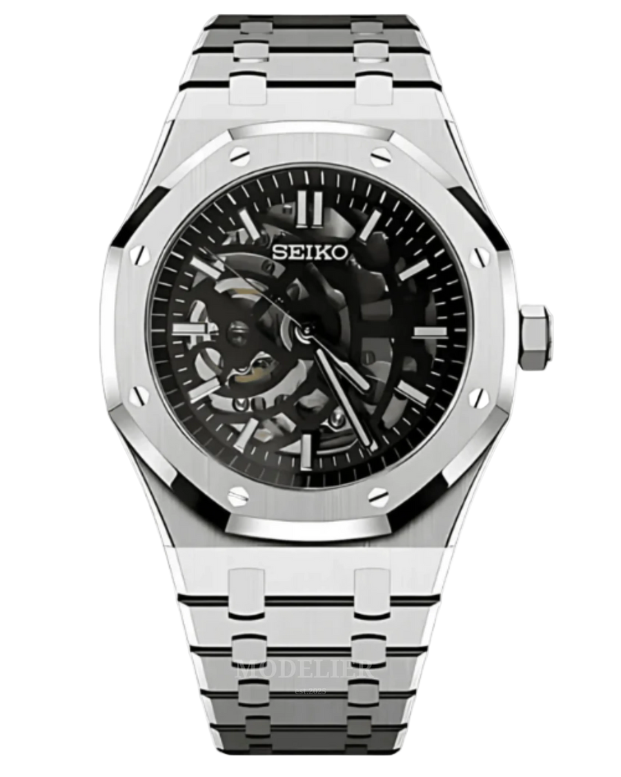 Seiko Royal Oak Mod Skeleton