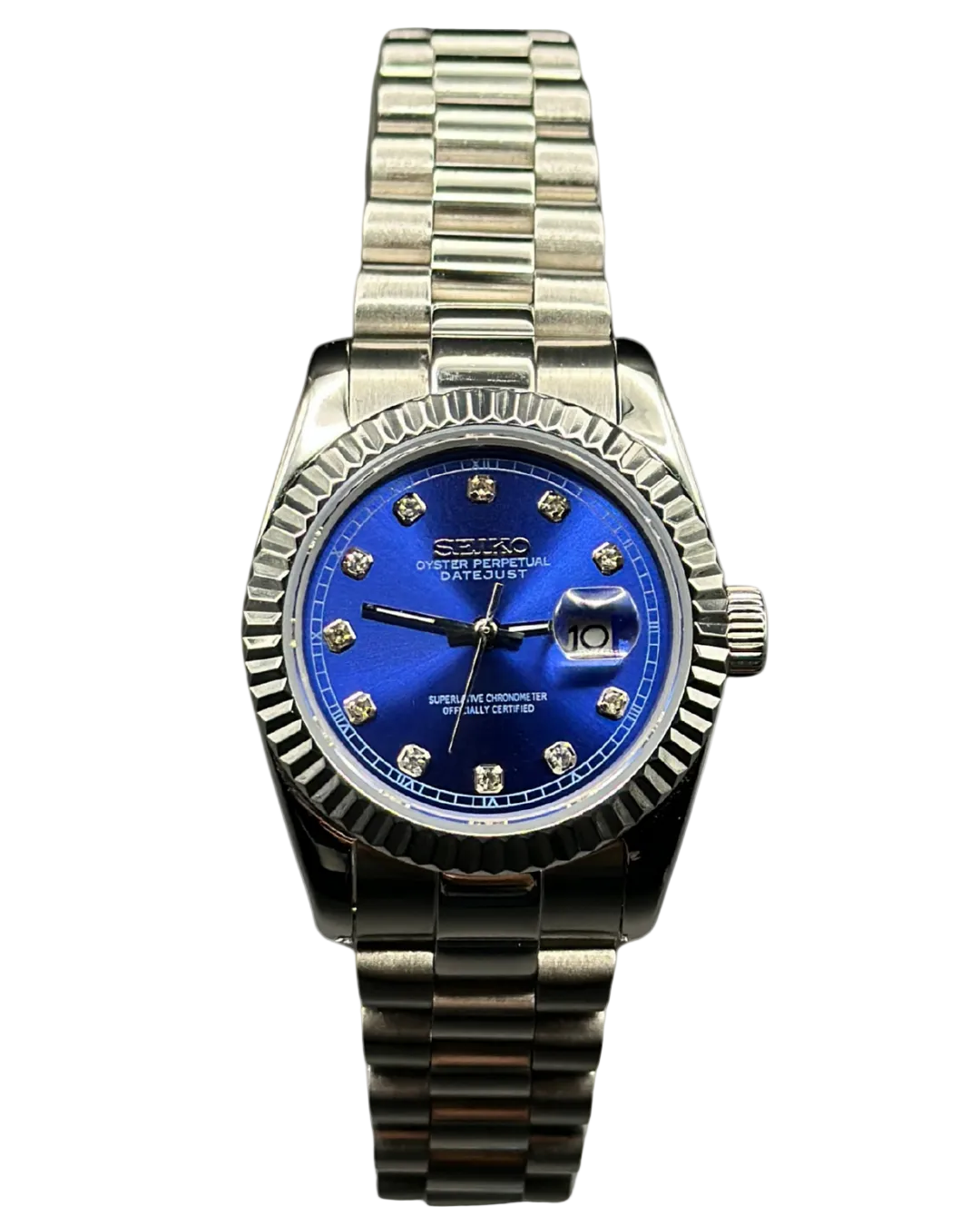 Seiko Datejust Mod Woman Royal Blue
