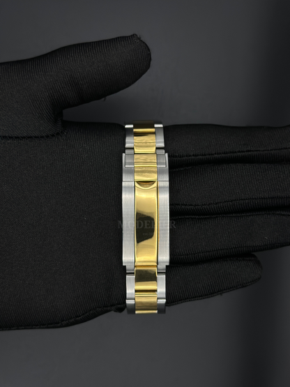 Seiko Submariner Mod Black Gold Two Tone