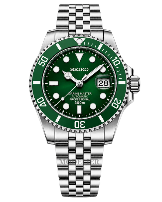 Seiko Submariner Mod Green