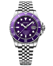 Seiko Submariner Mod Purple