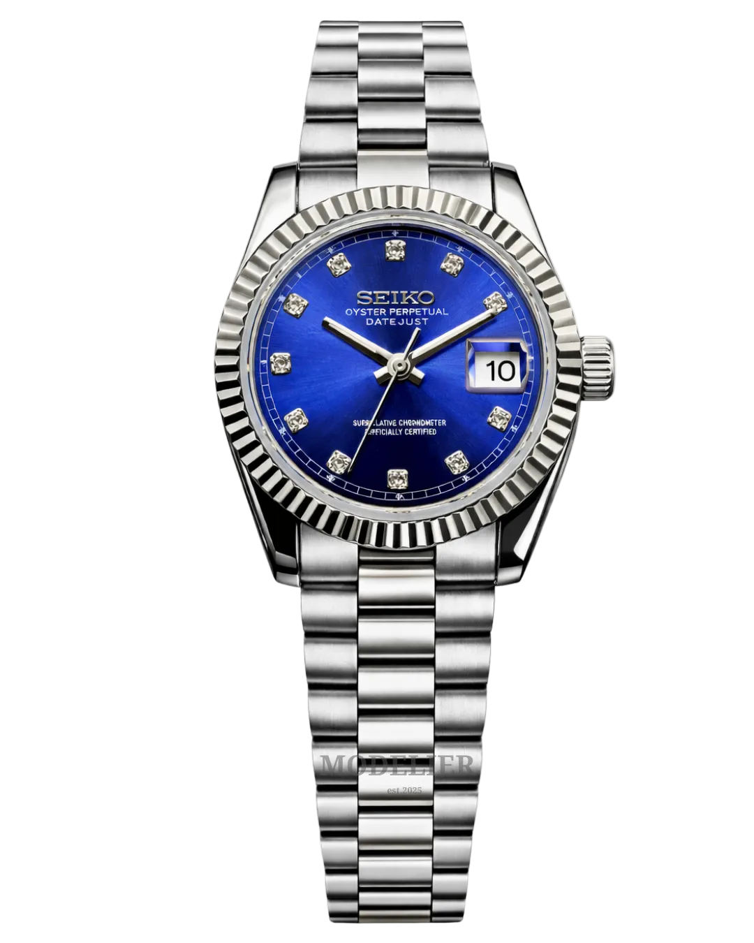 Seiko Datejust Mod Woman Royal Blue