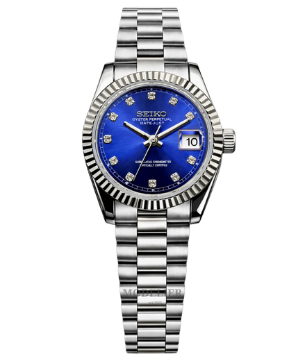 Seiko Datejust Mod Woman Royal Blue