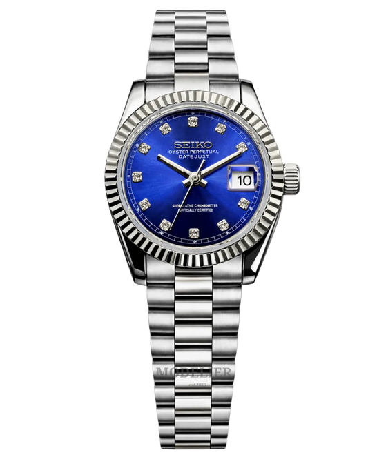 Seiko Datejust Mod Woman Royal Blue