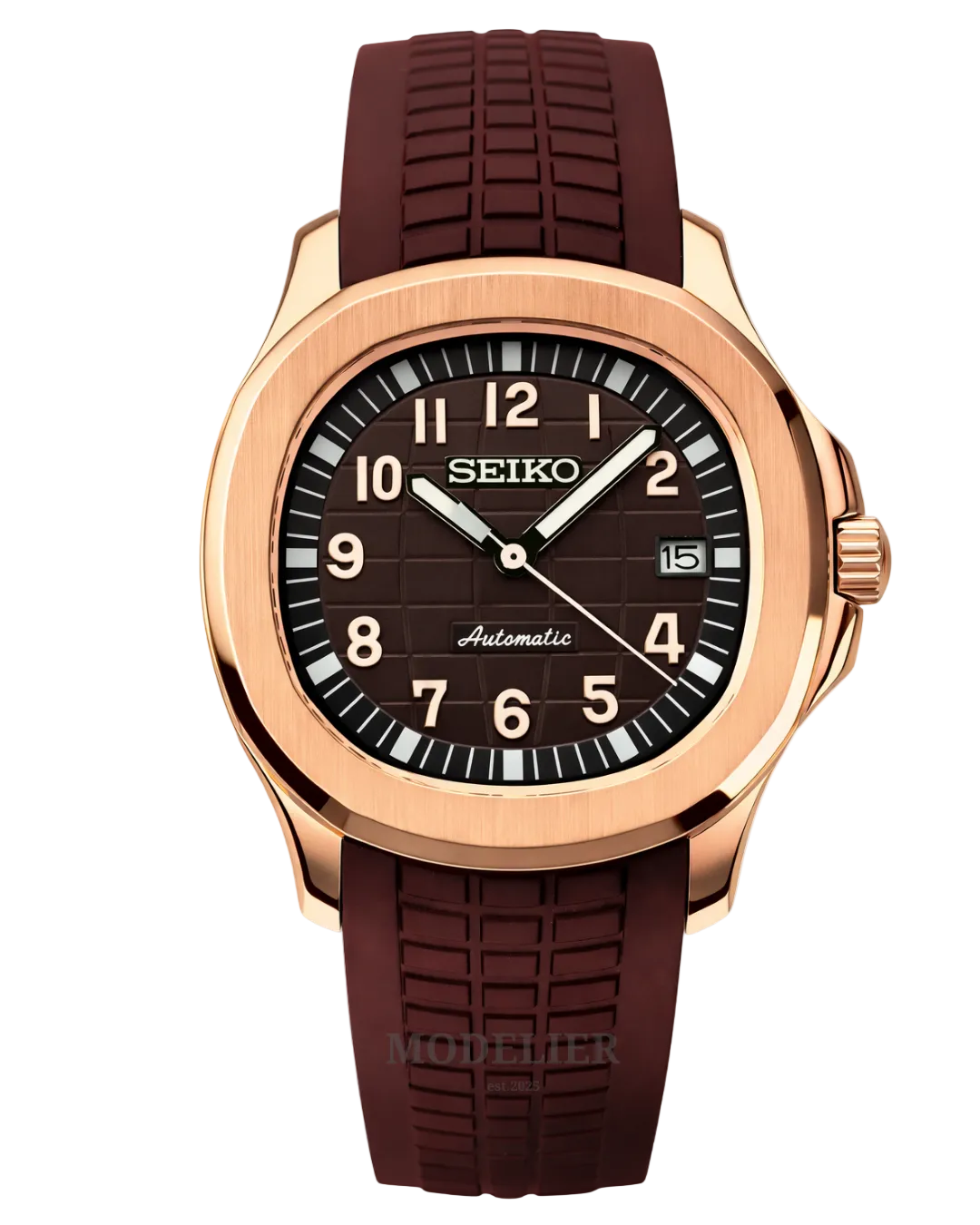 Seiko Aquanaut Mod Rose Gold Brown