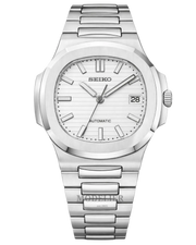 Seiko Nautilus Mod White watch by Modelier Timepieces