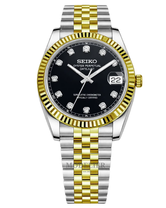 Seiko Datejust Mod Black Diamond
