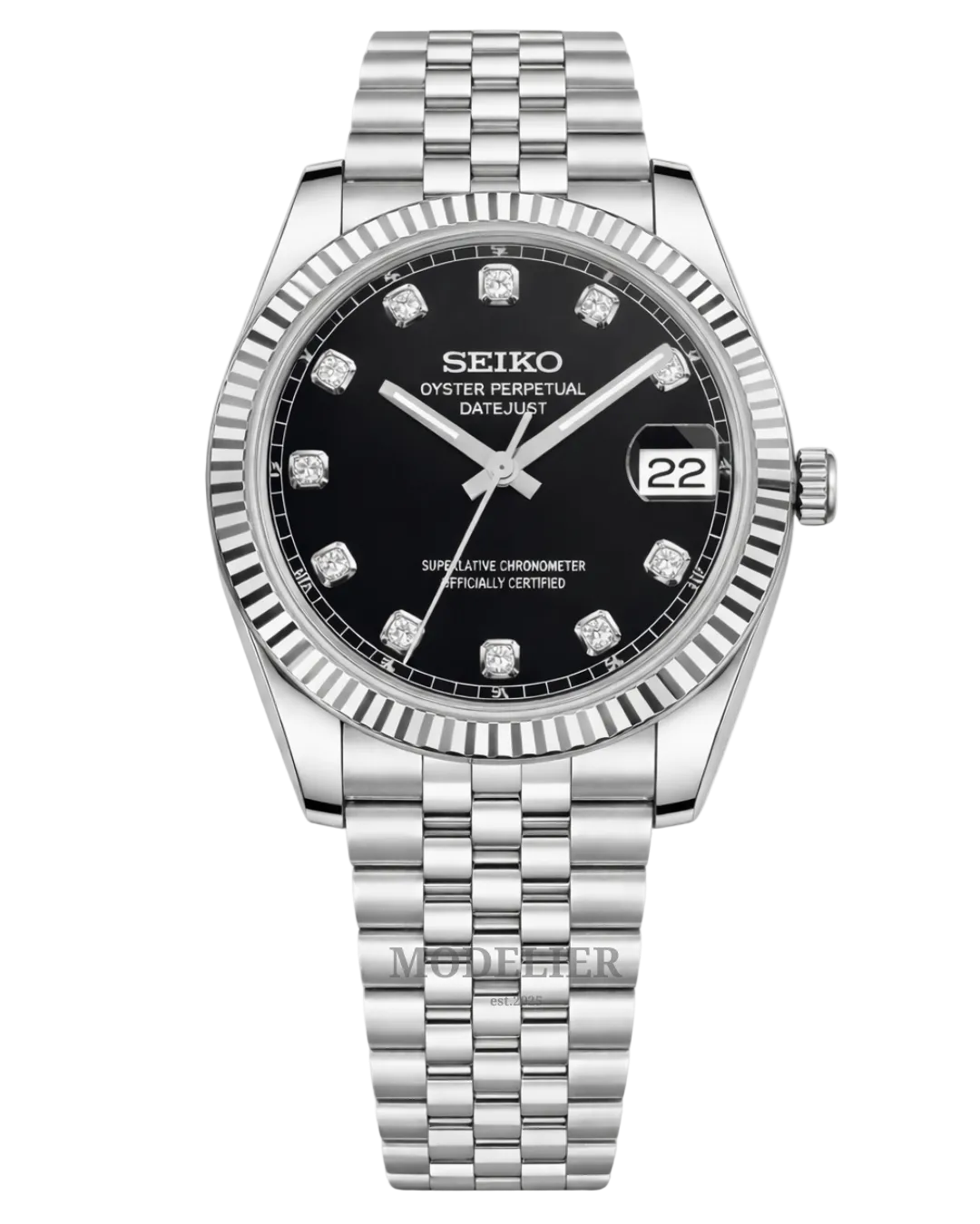 Seiko Datejust Mod Black Diamond